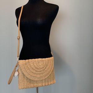 Beautiful Jute Crossbody Adjustable and detachable Straps Boho Style Purse